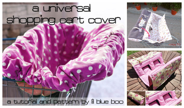 DIY Universal Shopping Cart and High Chair Cover Free Sewing Patterns