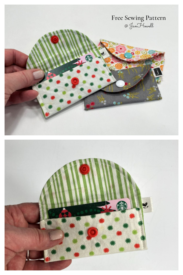 Fabric Gift Card Holder Free Sewing Patterns