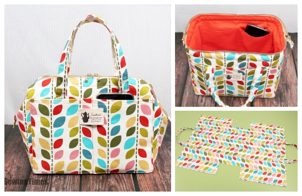 DIY Wire Frame Fabric Tote Bag Free Sewing Pattern + Video