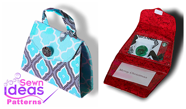 DIY Fabric Gift Card Purse Free Sewing Patterns