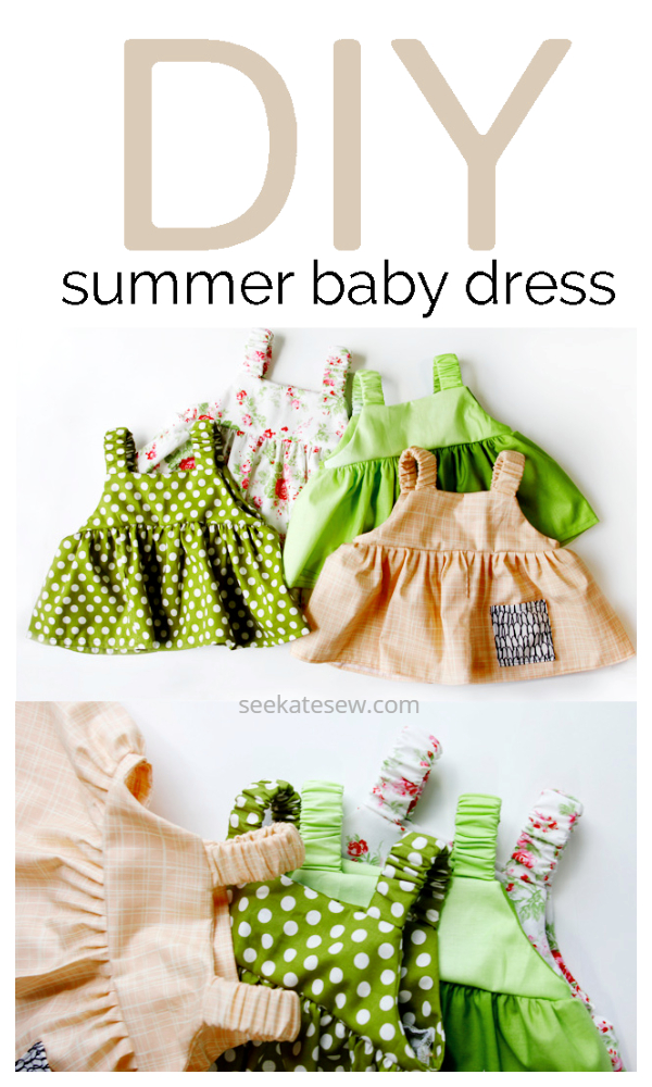DIY Fabric Summer Baby Dress Free Sewing Pattern