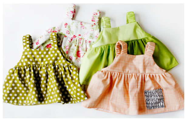 DIY Fabric Summer Baby Dress Free Sewing Pattern