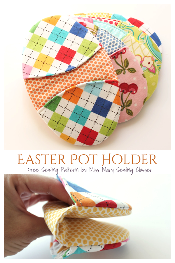 Easter Pot Holder Free Sewing Pattern