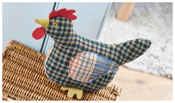 DIY Fabric Chicken Doorstop Free Sewing Patterns