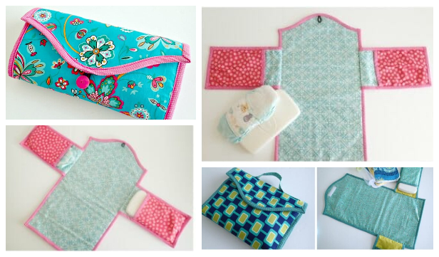 DIY Fabric Baby Changing Mat Free Sewing Patterns