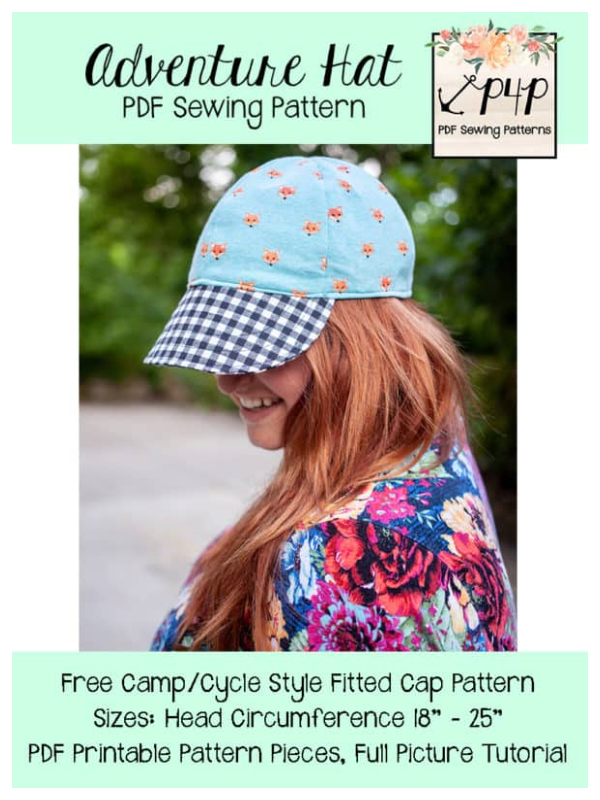 DIY Fabric Cap Hat Free Sewing Patterns