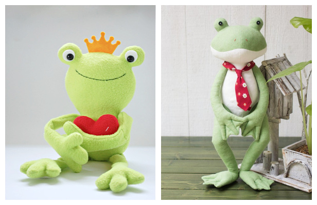 DIY Fabric Frog Toy Free Sewing Patterns