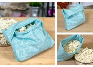 DIY Reusable Microwave Popcorn Bags: New One Minute Video | The Renegade  Seamstress