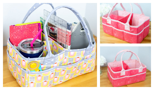 DIY Fabric Miracle Caddy Free Sewing Pattern