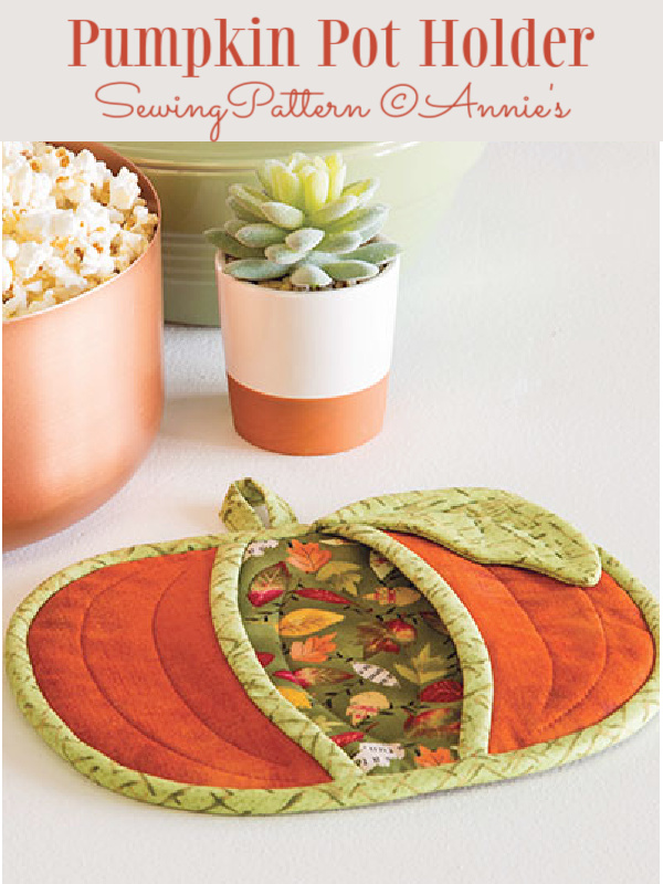 Fall Pumpkin Potholder Sewing Patterns