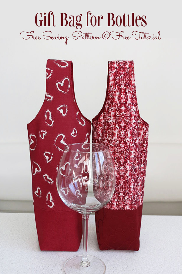 Free wine tote pattern new arrivals