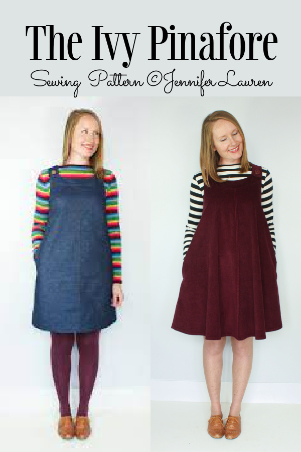 DIY Fabric The Ivy Pinafore Sewing Patterns 