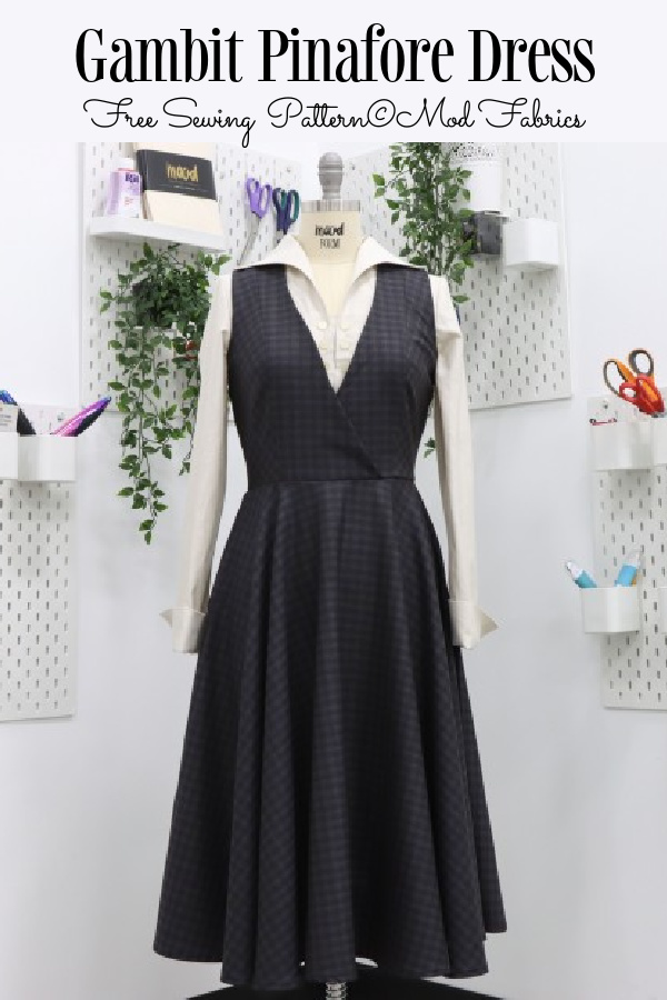 Ainsley Pinafore Dress Pattern - Sew Much Ado