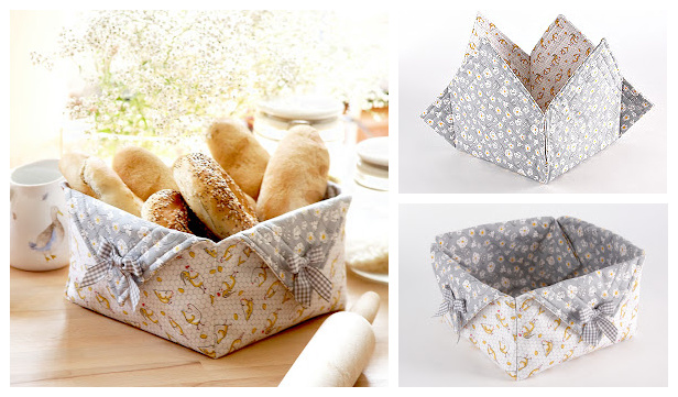 DIY Quilt Bread Basket Free Sewing Pattern