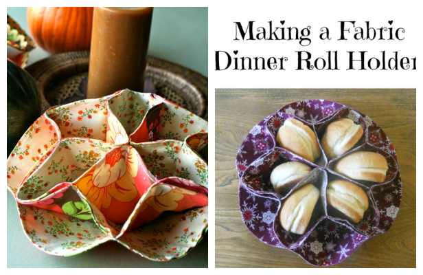 DIY Fabric Dinner Roll Holder Free Sewing Pattern + Video
