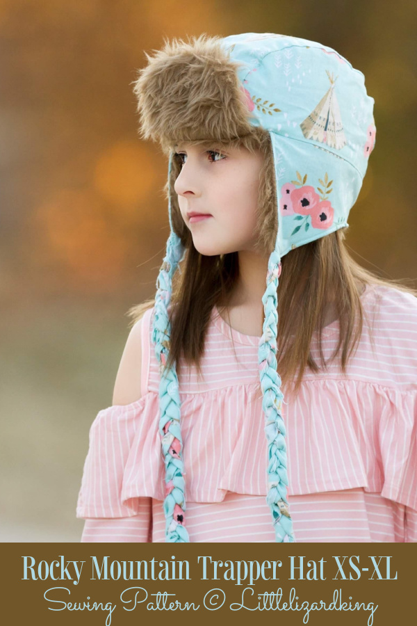 DIY Fabric Rocky Mountain Trapper Hat Sewing Patterns (All Sizes)