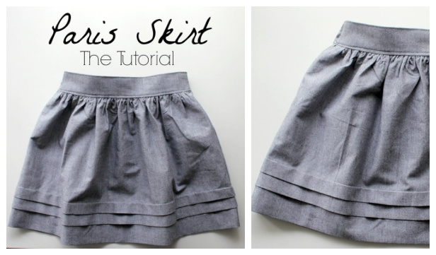 DIY Fabric Paris Skirt Free Sewing Pattern