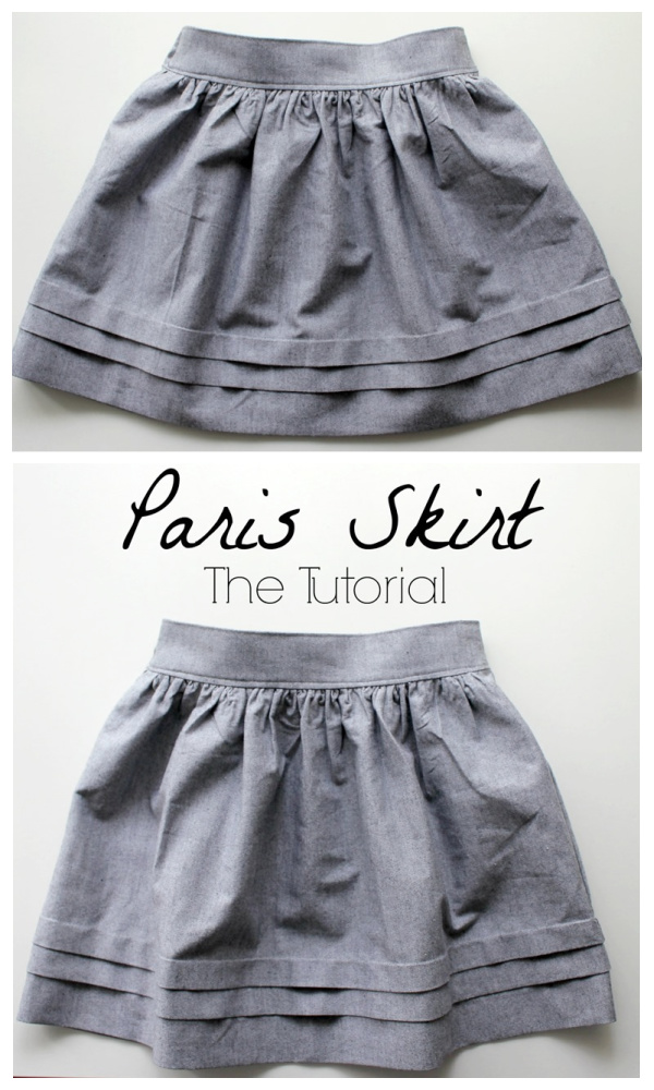 DIY Fabric Paris Skirt Free Sewing Pattern