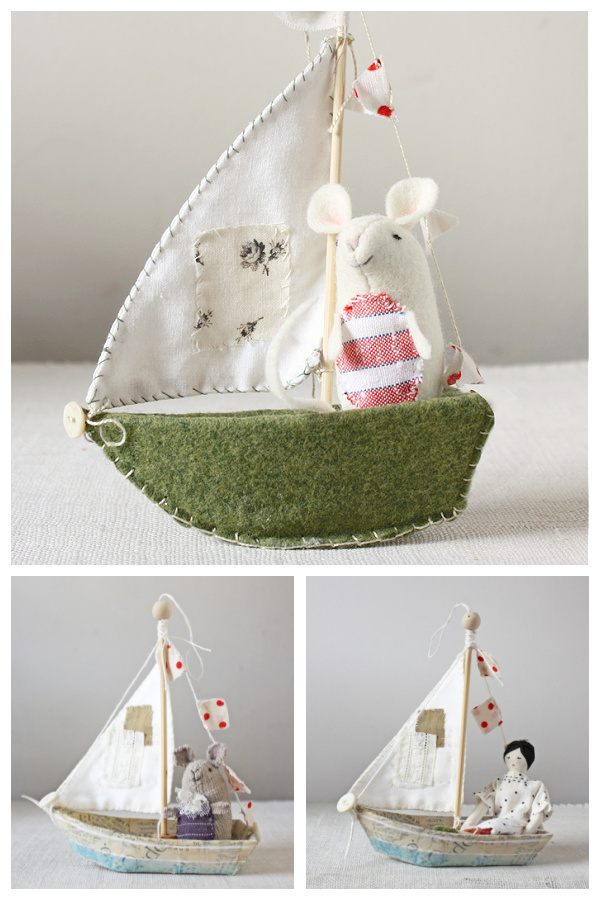 DIY Little Felt Mouse Free Sewing Pattern