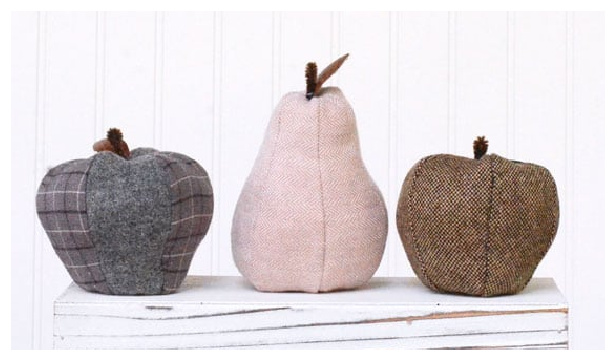 Farmhouse Fabric Apple and Pear Free Sewing Pattern