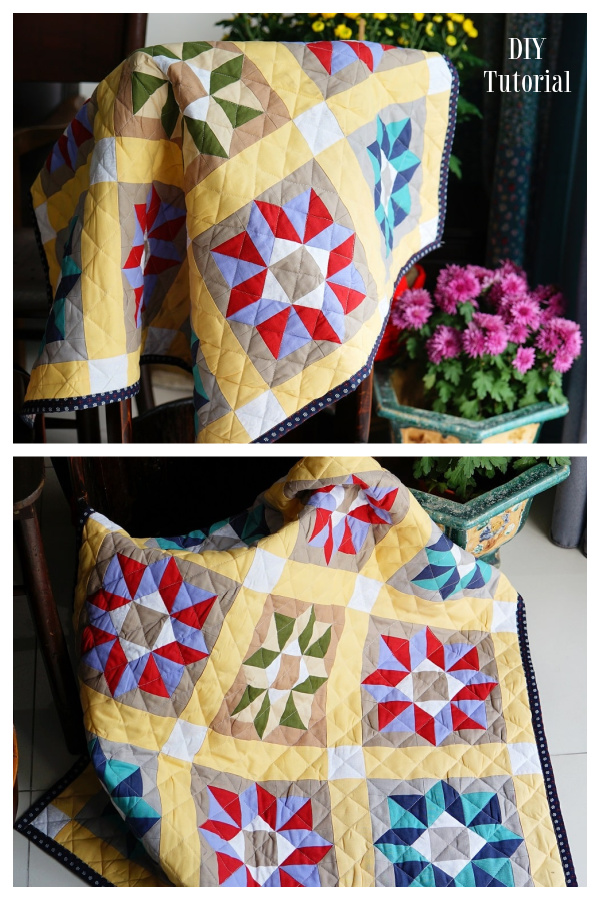DIY Mini Star Quilt Free Sewing Pattern