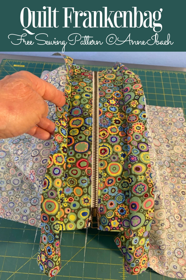 DIY Fabric Quilt Frankenbag Free Sewing Pattern