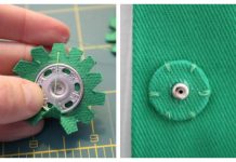 Sewing Tip: Covering Snaps with Thick Fabric DIY Tutorial Sewing Tip: Covering Snaps with Thick Fabric DIY Tutorial