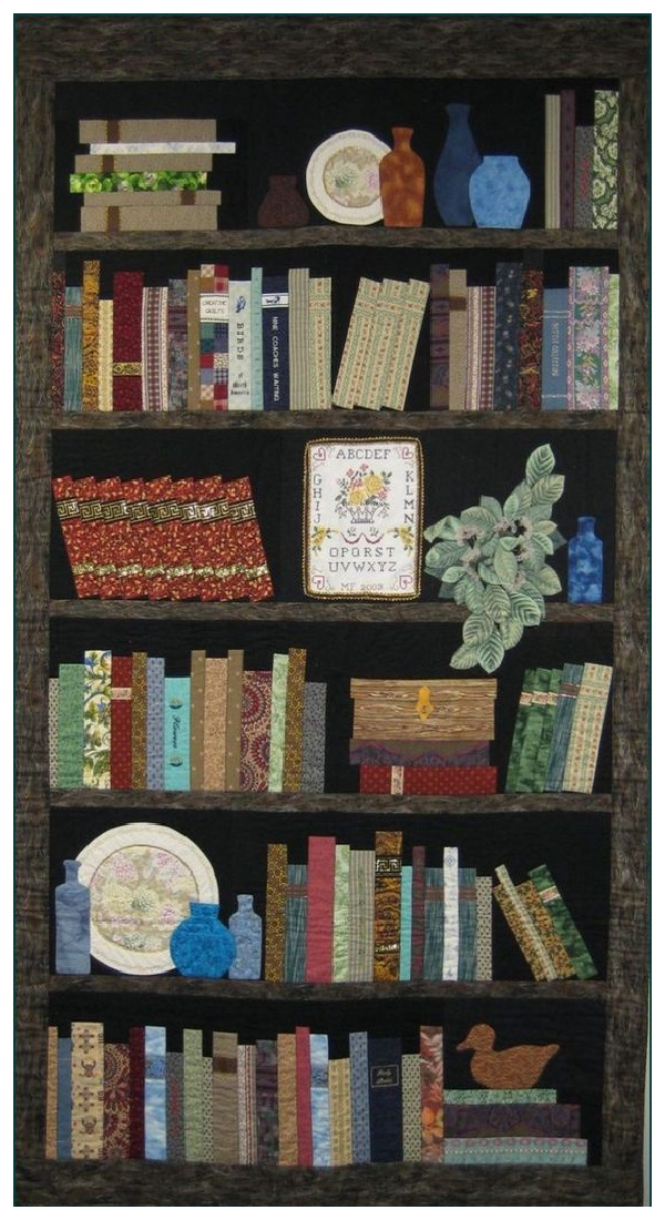 DIY Bookcase Quilt Free Sewing Patterns