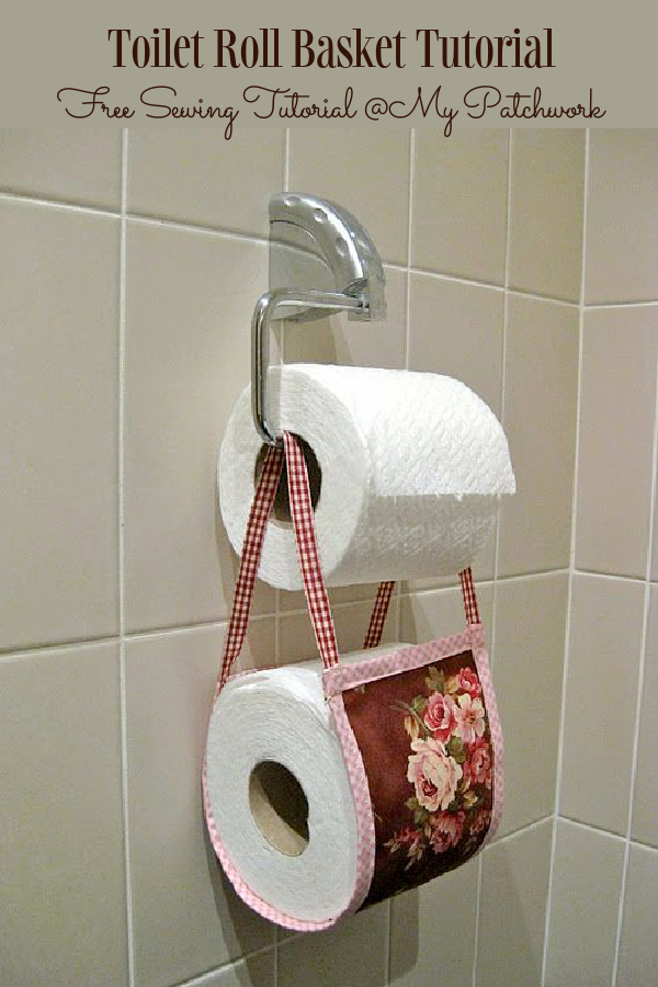 Diy Edged Fabric Toilet Paper Roll