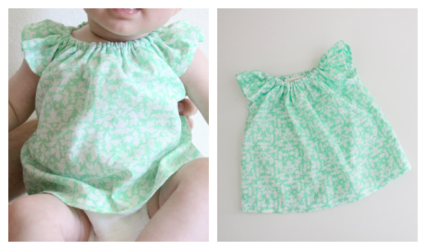 Fabric Baby Tunic Top Free Sewing Pattern