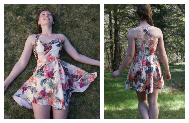 DIY Fabric Summer Dress Free Sewing Pattern