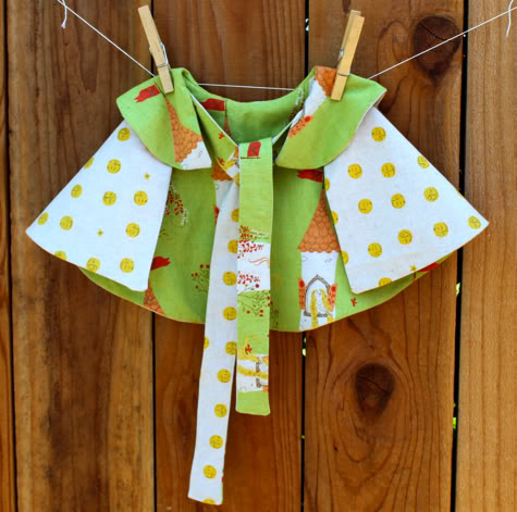 DIY Little Princess Capelet Free Sewing Pattern