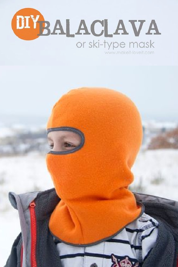  Super-quick Balaclava Ski Mask Hat Free Sewing Pattern