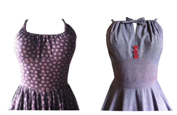 DIY Vintage Fabric Sundress Bodice Free Sewing Pattern