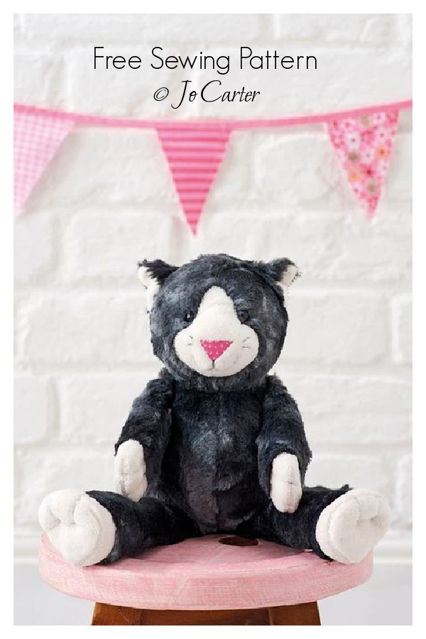 Mischievous Moggy Cat Free Sewing Patterns