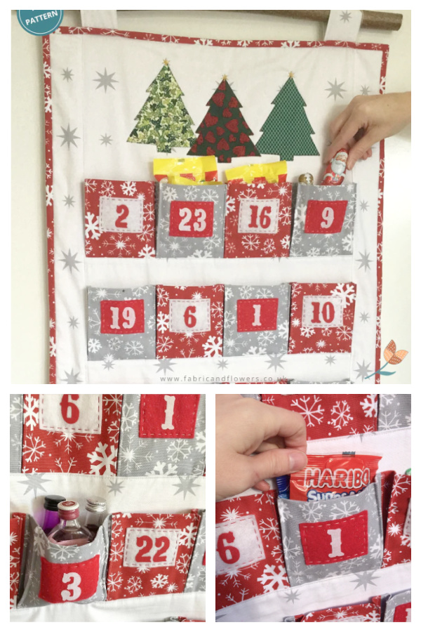 Fabric Christmas Advent Calendar Free Sewing Patterns