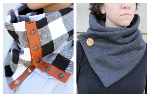 Fabric Snap Scarf Free Sewing Patterns