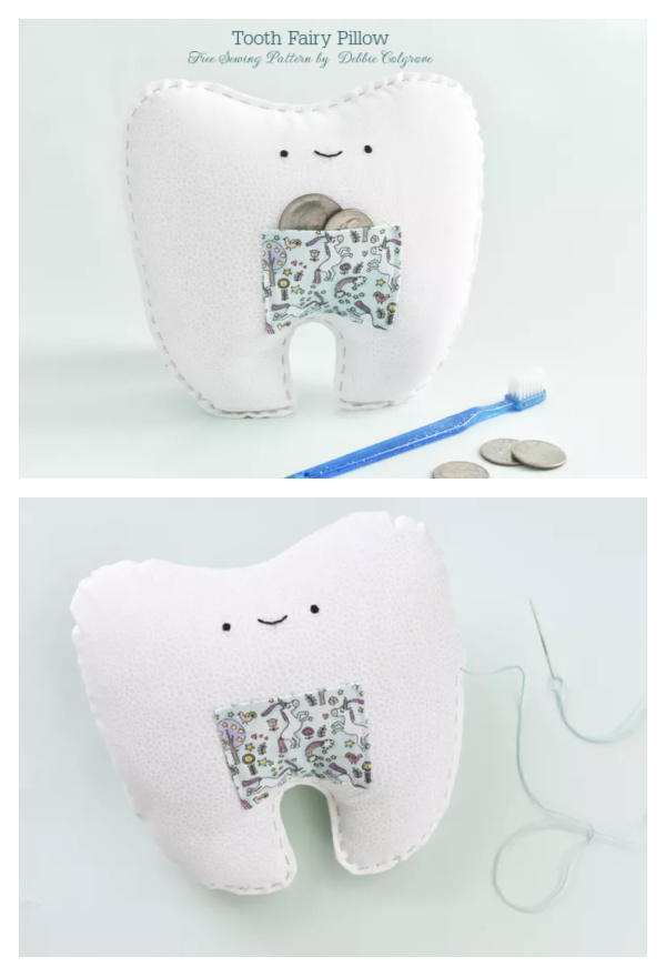Tooth Fairy Pillow Free Sewing Patterns