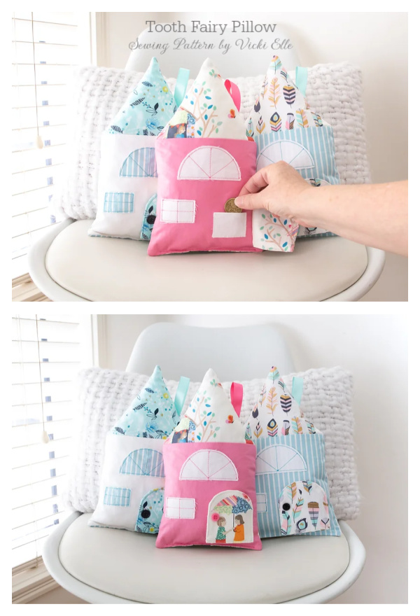 Fabric Tooth Fairy Pillow Sewing Patterns