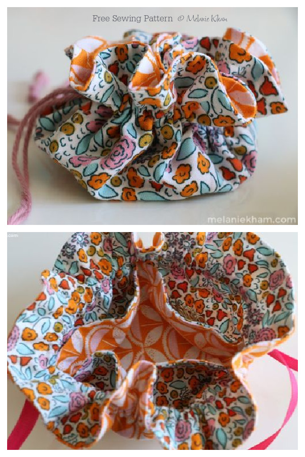 Travel Jewelry Pouch Free Sewing Pattern
