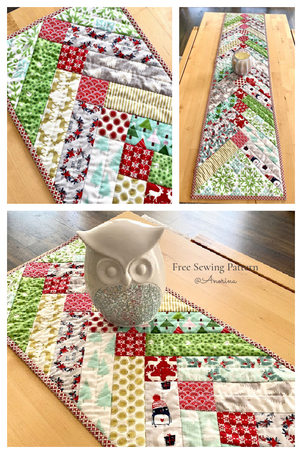 Holiday Braid Table Runner Free Sewing Pattern