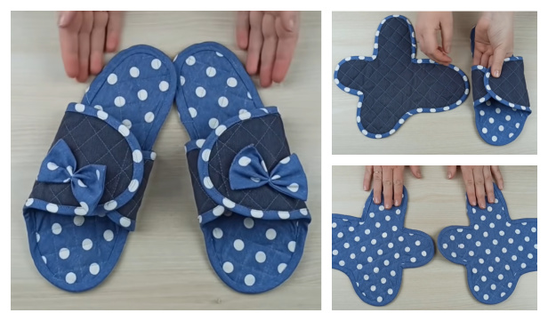 Your Size Simple Slippers Free Sewing Pattern + Video
