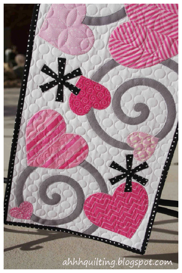 Valentine’s Table Runner Quilt Sewing Pattern