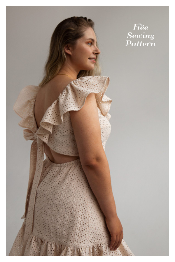 Fabric Milana Dress Free Sewing Pattern