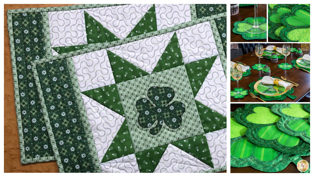Shamrock Star Placemat Free Sewing Patterns