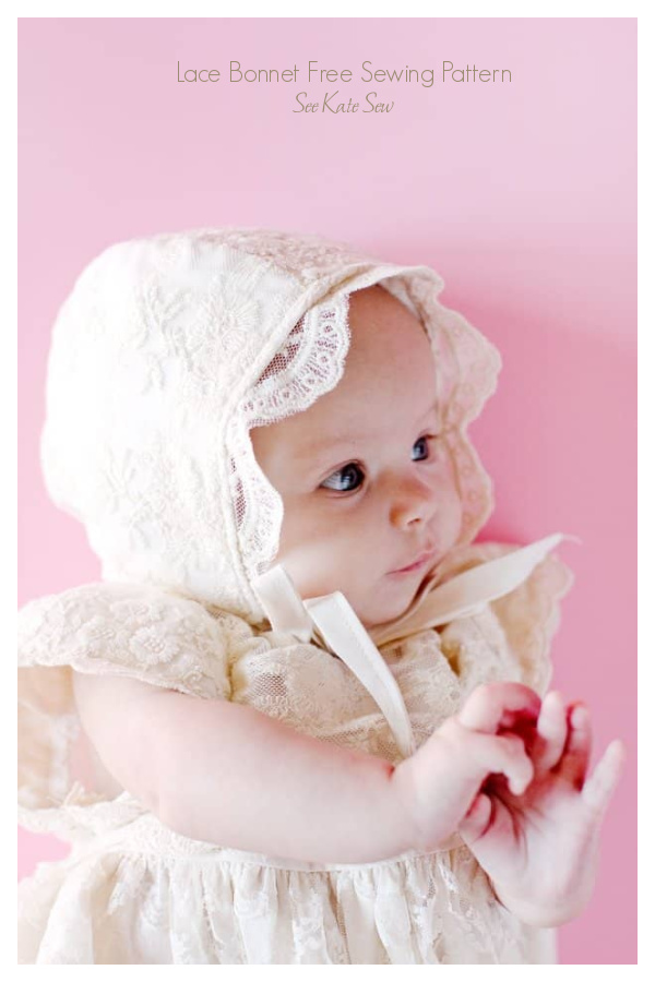 Fabric Baby Blessing Dress Bonnet Set Free Sewing Patterns