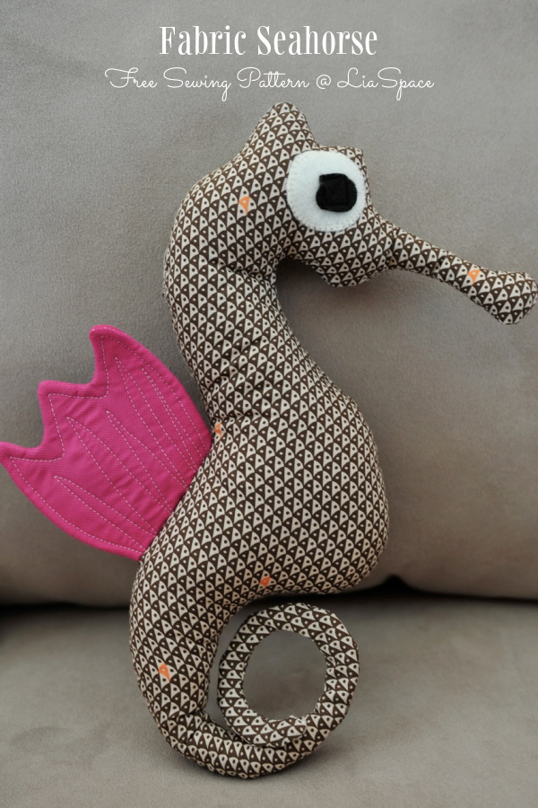 Fabric Seahorse Free Sewing Patterns