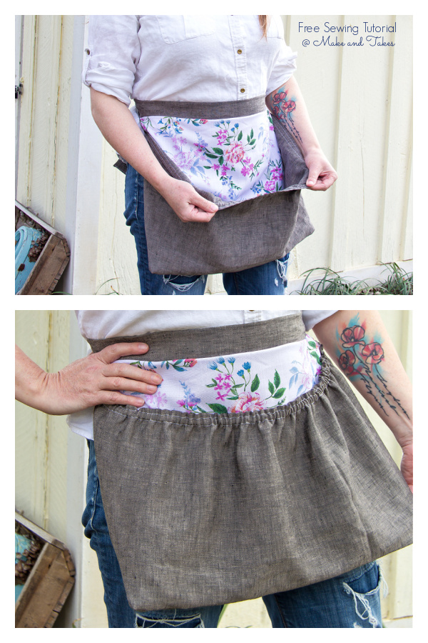 Fabric Harvest Apron Free Sewing Tutorial