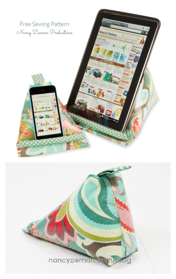 Easy Fabric iPad Pillow Free Sewing Pattern