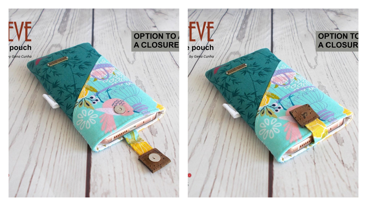 Sleeve Phone Pouch Free Sewing Pattern